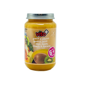 Vito+ Kiwi & Apple & Peach & Banana Food Jar 200g