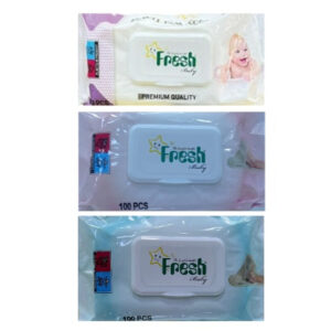Fresh Baby  Wipes 100 Pcs-Lavander *M جميع الانواع