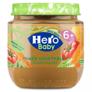 Hero Baby Mixed Vegetables Food Jar 125g ^^1 6@26