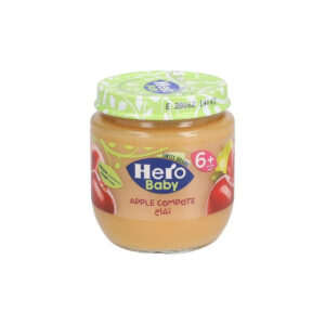 Hero Baby Apple Compote Food Jar 125g^^1 6@26