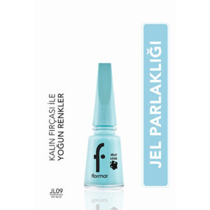 Flormar Jelly Look Nail Polish 11ml - Sky Blue JL09