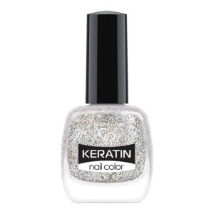 Golden Rose Keratin Glitter Nail Polish 10.5ml -Silver 402