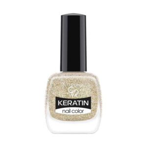 Golden Rose Keratin Glitter Nail Polish 10.5ml -Golden 403