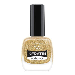 Golden Rose Keratin Glitter Nail Polish 10.5ml -Golden 406