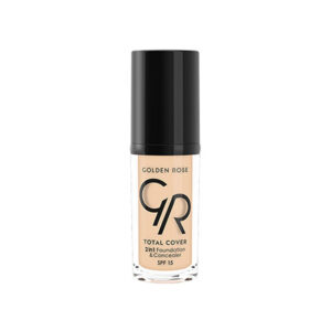 Golden Rose Total Cover Spf 15 2 in1 Foundation & Concealer 30ml -Golden Beige 17