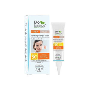 Biobalance Aknsun Mattifying Spf 50+ Sunblock Tinted Medium Cream 40ml