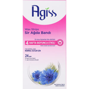 Agiss Body Wax Strips (Sensetive) 20 Pcs+Wipes 4 Pcs