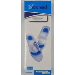 Wicromed Heel Cushions 1/4 Length Silicone Insole- XL جميع الاحجام