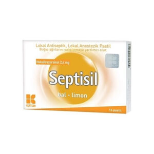 N.3.A 14/6/2026 Septisil (Honey - Lemon) 16 Loz $Temp.8-3