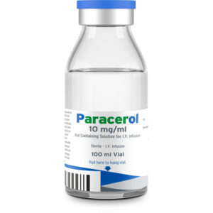 C.P=P.P B+ Paracerol 10mg/ml IV 100ml Inj Vial H.P 12@26