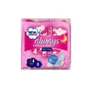 Always Cotton Soft Maxi Thick Large 8 L/Pads