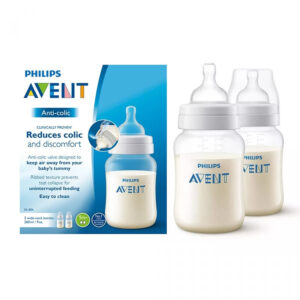 Avent Anti Colic F/Bottle 260ml 1m+(Twin Pack) -->(Ja)