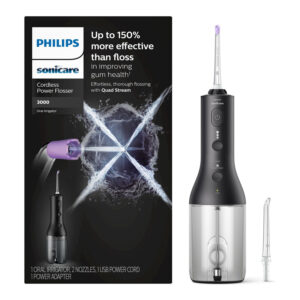 Philips Sonicare Cordless Power Flosser 3000-Black