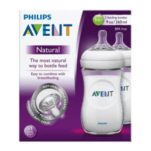 Avent Natural F/Bottle 260 ml 1m+-Pink^^1 -->(Ja)