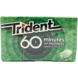 Trident 60 Minutes Freshness Spearmint S/F Gum 10 Pcs N..AC 26/10/2025