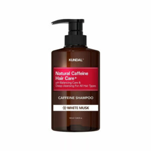 Kundal Caffeine Shampoo 500ml -White Musk -->(Ja)