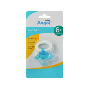 Stony Angel Silicone Soother/Pacifier With Clip 6m+ -15139