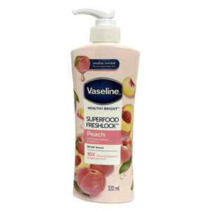 Vaseline Super Food Lotion 320ml-Peach  جميع الانواع