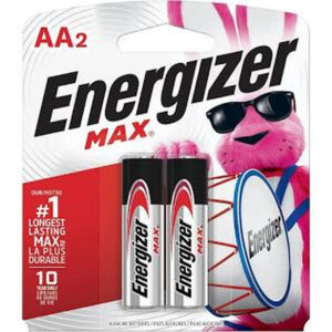 Energizer Max Lithium AA2 Batteries 2Pcs