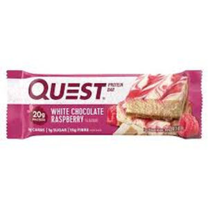 Quest White Chocolate & Raspberry Protein Bar 60g 7@26