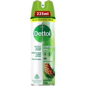 Dettol (Original Pine) Anti -Corona Disinfectant Surface Spray 225ml -Green