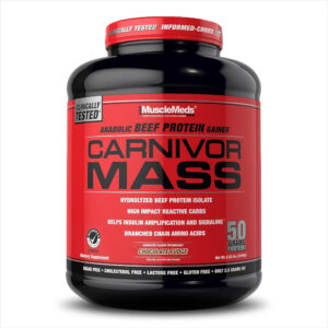 M Meds Carnivor Mass Protein Powder (Chocolate Fudge) 2716g