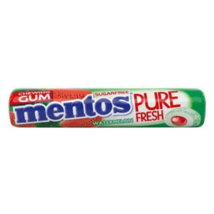 Mentos Pure Fresh S/F Gum Tube 9 Pcs 15.75g-Watermelon جميع النكهات