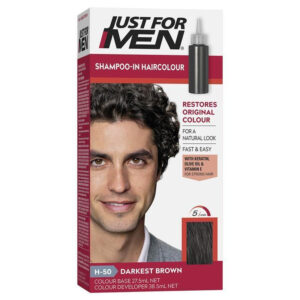 Just For Men Shampoo In Haircolour Darkest Brown-H50 38.5ml