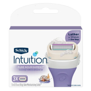Schick Intuition Pure Nourishment Women Razors Head Refiller 3Pcs