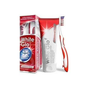 White Glo Whitening Professional Choice T/P 100 ml +( Pro-Soft T/B + Flosser Free ) ^^1 $Temp.8