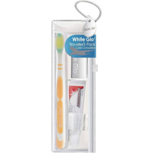 White Glo Travellers Pack (T/B+ T/P 24g+ Dental Floss)1