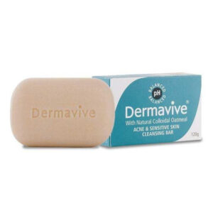 Dermavive Acne & Sensitive Skin Cleansing Soap Bar 120g N..AC 14/6/2026