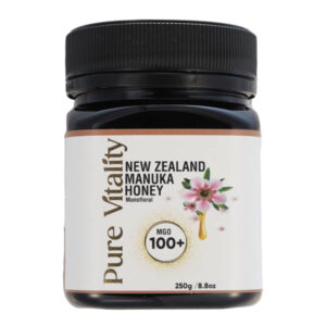 Pure Vitality New Zealand Manuka Honey (MGO 100+) 250g--> kH,Mk,TL,Ar,Da,Tb,Sw,Yas ^^1 N..AC 19/4/2026