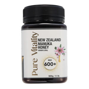 Pure Vitality New Zealand Manuka Honey (MGO 600+) 250g--> Kh,Mk,Tl,Ar,Da,Tb,Sw,Yas^^1