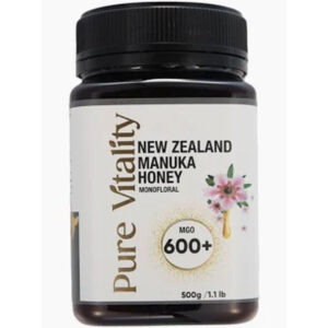 Pure Vitality New Zealand Manuka Honey (MGO 600+) 500g --> Kh,Mk,Tl,Ar,Da,Tb,Sw,Yas^^1