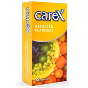 Carex Assorted Flavours 12 Condoms $Temp.8