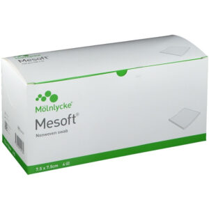Mesoft Nonwoven Sterile Gauze Swab 3 Inch 7.5x7.5cm 150 (30*5) Pcs